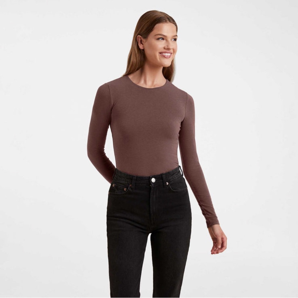 NUUDS Long Sleeved Crewneck Bodysuit